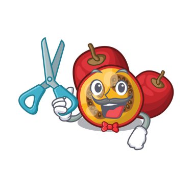 Karikatür şeklinde Berber meyve tamarillo dilimleri