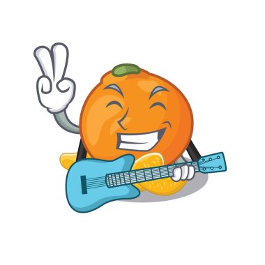 Maskot şeklinde gitar mandalina ile