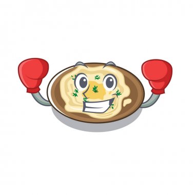 Boks humus maskot tavada pişirilir