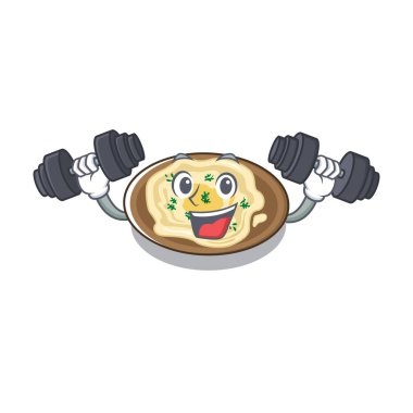 Fitness humus maskot tavada pişirilir