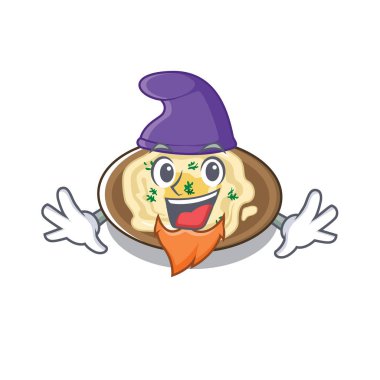 Elf humus maskot tavada pişirilir