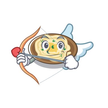 Cupid humus maskot tavada pişirilir