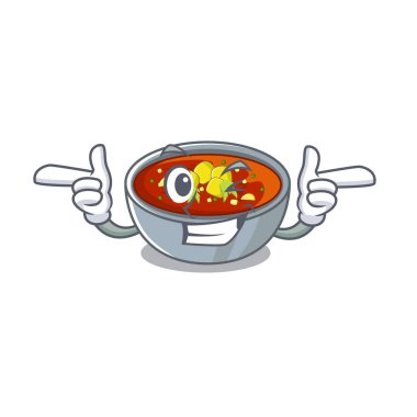 Wink gazpacho karikatür plaka servis edilir