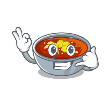 Bana maskotla izole edilmiş gazpacho deyin