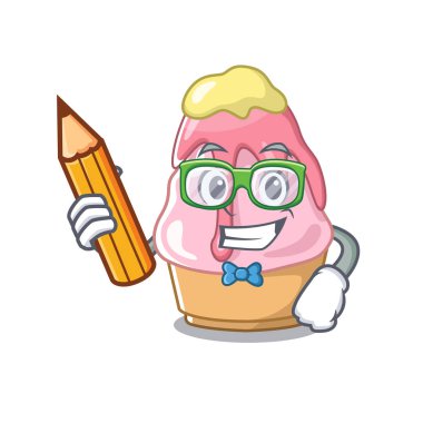 Öğrenci kakigori maskot yerleri maskot tepsisinde