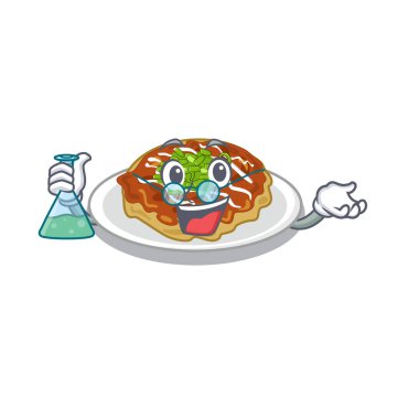 Profesör okonomiyaki maskot şeklinde