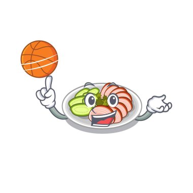 Karakter şeklinde basketbol peking dunking ile