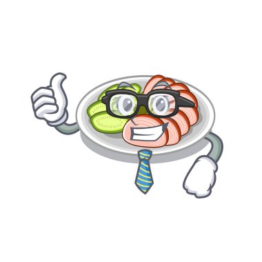 İşadamı pekin smaç karikatür izole