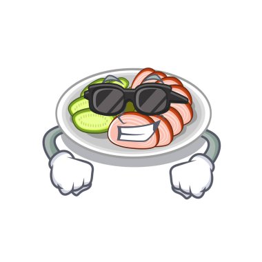 Süper serin pekin smaç karikatür izole