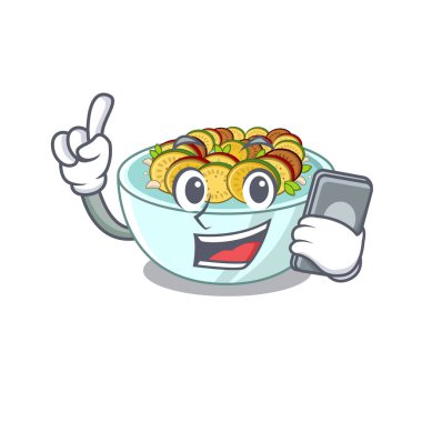 Telefon ratatouille ile maskot tavada pişirilir