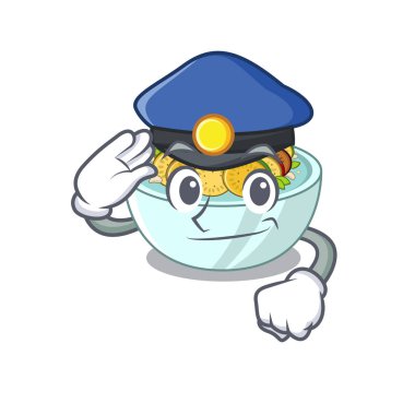 Polis ratatouille maskot tavada pişirilir