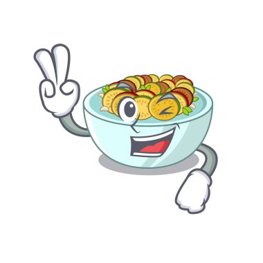 Karakter şeklinde iki parmak ratatouille