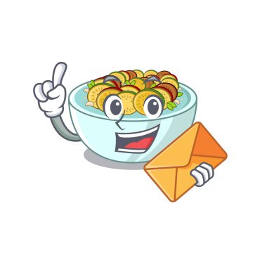 Karakter şeklinde zarf ratatouille ile