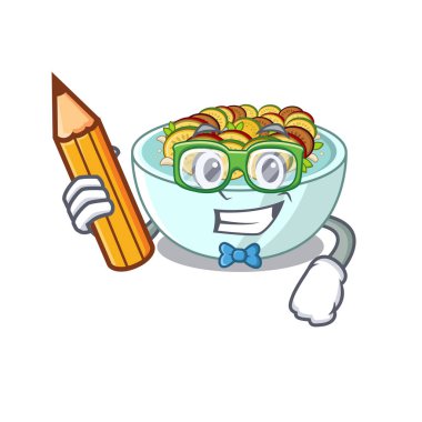 Karakter şeklinde öğrenci ratatouille