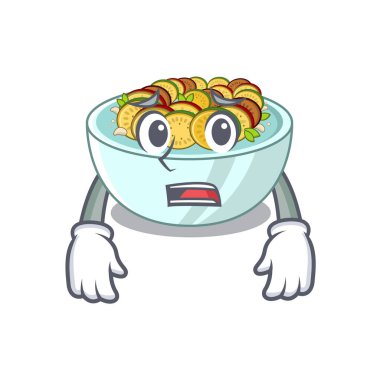 Korku ratatouille karikatür ile izole