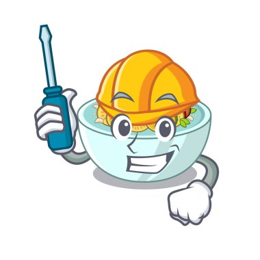 Bir karikatür ahşap masa üzerinde Otomotiv ratatouille