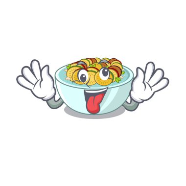 Crazy ratatouille bir karikatür ahşap masa üzerinde