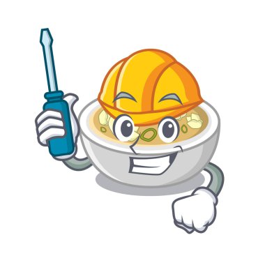 Otomotiv wonton çorbası pişmiş karikatür kızartma tavası