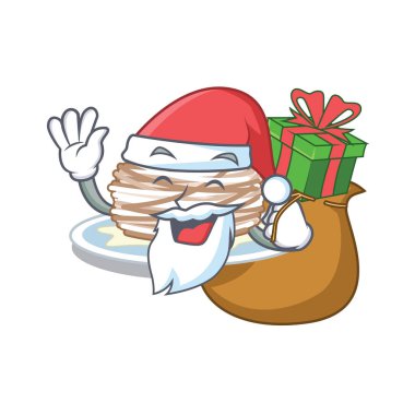 Masada kataifi karikatür hediye plaka ile Santa