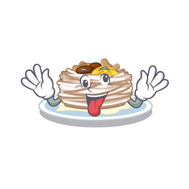 Masada kataifi karikatür Crazy plaka