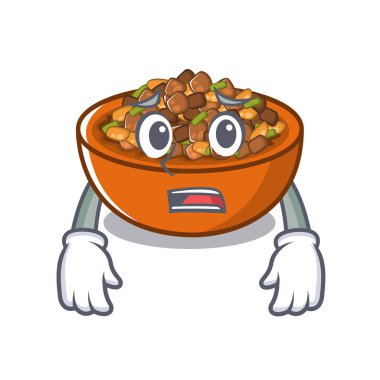 Karakter şeklinde Korkmuş kung pao tavuk