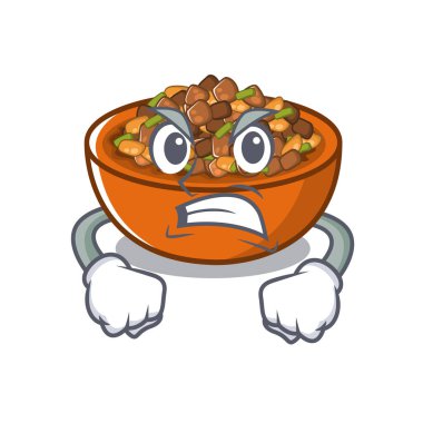 Karakter şeklinde Kızgın kung pao tavuk