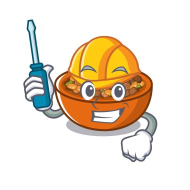 Bir karikatür Otomotiv kung pao tavuk