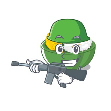 Ordu mango yapışkan pirinç karakter izole