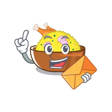 Zarf tavuk biryani karakter tavada pişmiş ile