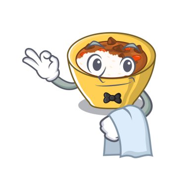 Garson Curry pirinç bir karikatür beslenme çantası