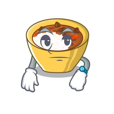 Karakter şeklinde köri pirinç bekliyor