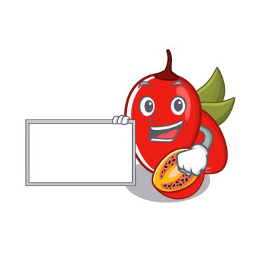 Karakter meyve sepeti kurulu tamarillo betaceum ile