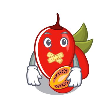 Maskot şeklinde sessiz tamarillo betaceum