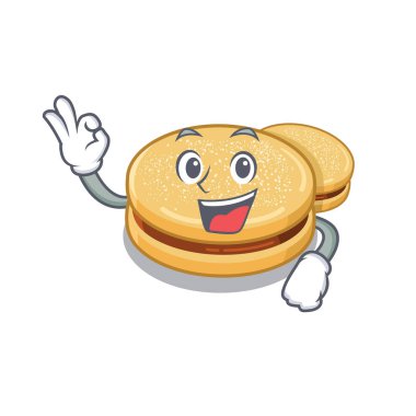 Karikatür şeklinde Tamam alfajores