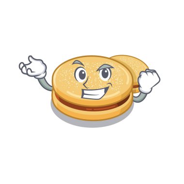 Karikatür şeklinde başarılı alfajores