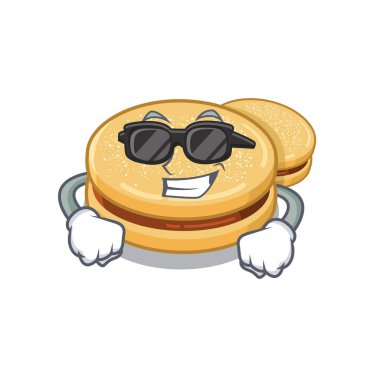 Karikatür şeklinde süper serin alfajores