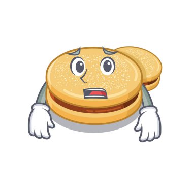 Korku alfajores karakter fırınlarda pişirilir