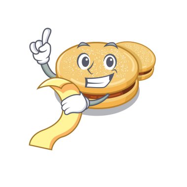 Menü alfajores ile karakter fırınlarda pişirilir