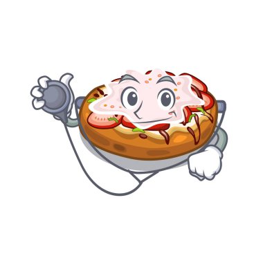 Doktor Bruschetta maskot tahtasının üstünde görev yaptı.