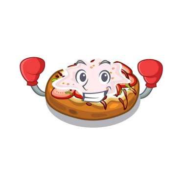 Boks bruschetta maskot kurulu yukarıda görev yaptı