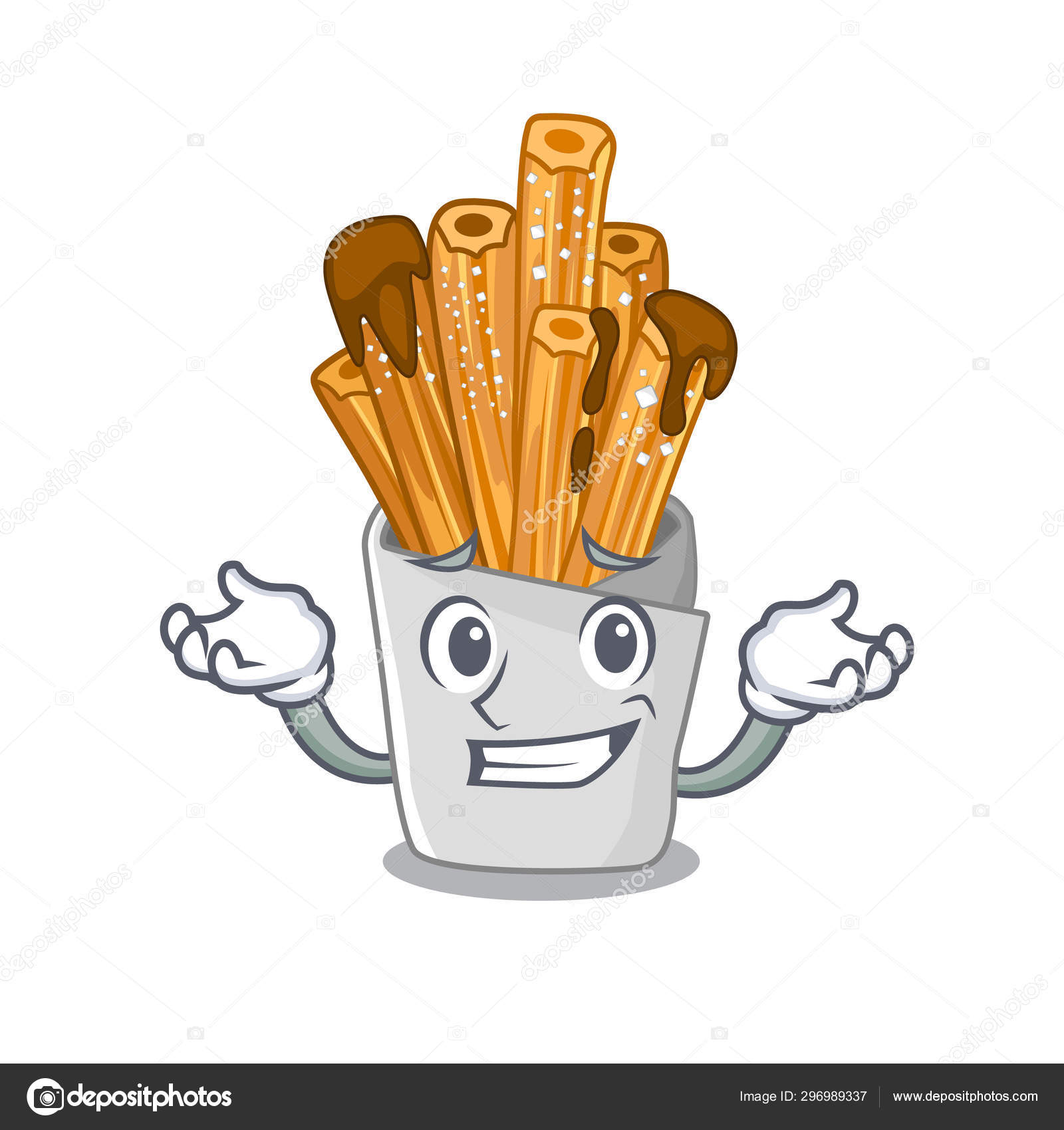 Grinning Churros Isolated With In The Cartoon Vector Image By C Kongvector Vector Stock Grinning Churros Isolated With In The Cartoon Vector Image By C Kongvector Vector Stock