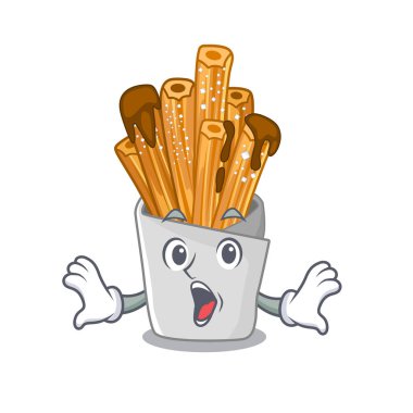 Maskot plastik torba içinde sürpriz fırın churros
