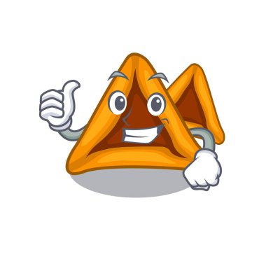 Karikatür şekli ile Süper kahraman hamantaschen çerezleri