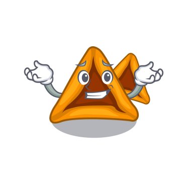 Karikatür şekli ile Mezuniyet hamantaschen çerezleri