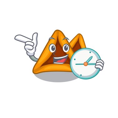 Karikatür şekli ile Alışveriş hamantaschen çerezleri