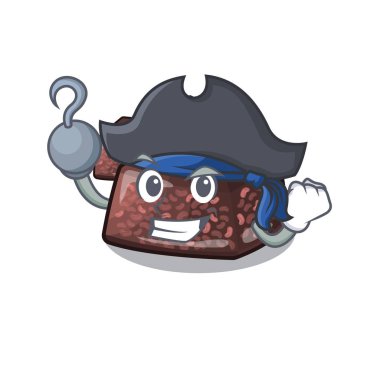 Korsan mizuyoukan maskot tabağında servis