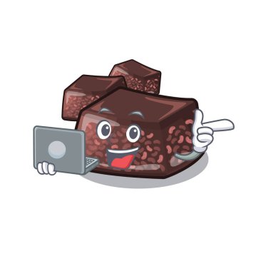 Dizüstü mizuyoukan ile maskot plakaservis