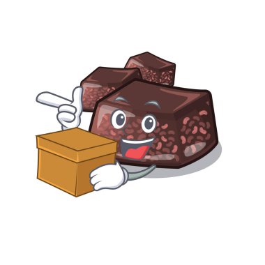 Karikatür şeklinde kutu mizuyoukan ile