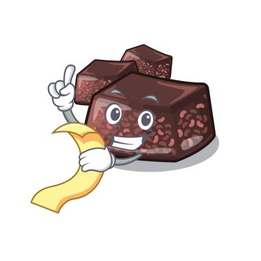 Buzdolabında menü mizuyoukan karikatür chill ile