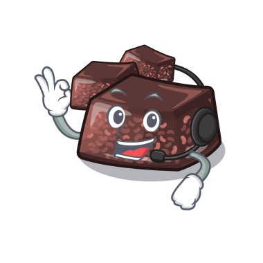 Kulaklık mizuyoukan ile izole karakter